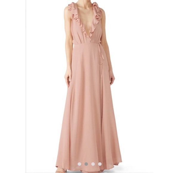 Reformation Dresses Reformation Blush Peppermint Dress Large Poshmark